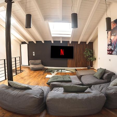 Luxury Industrial Apt Vicino Al Centro Con Garage Brescia Eksteriør bilde