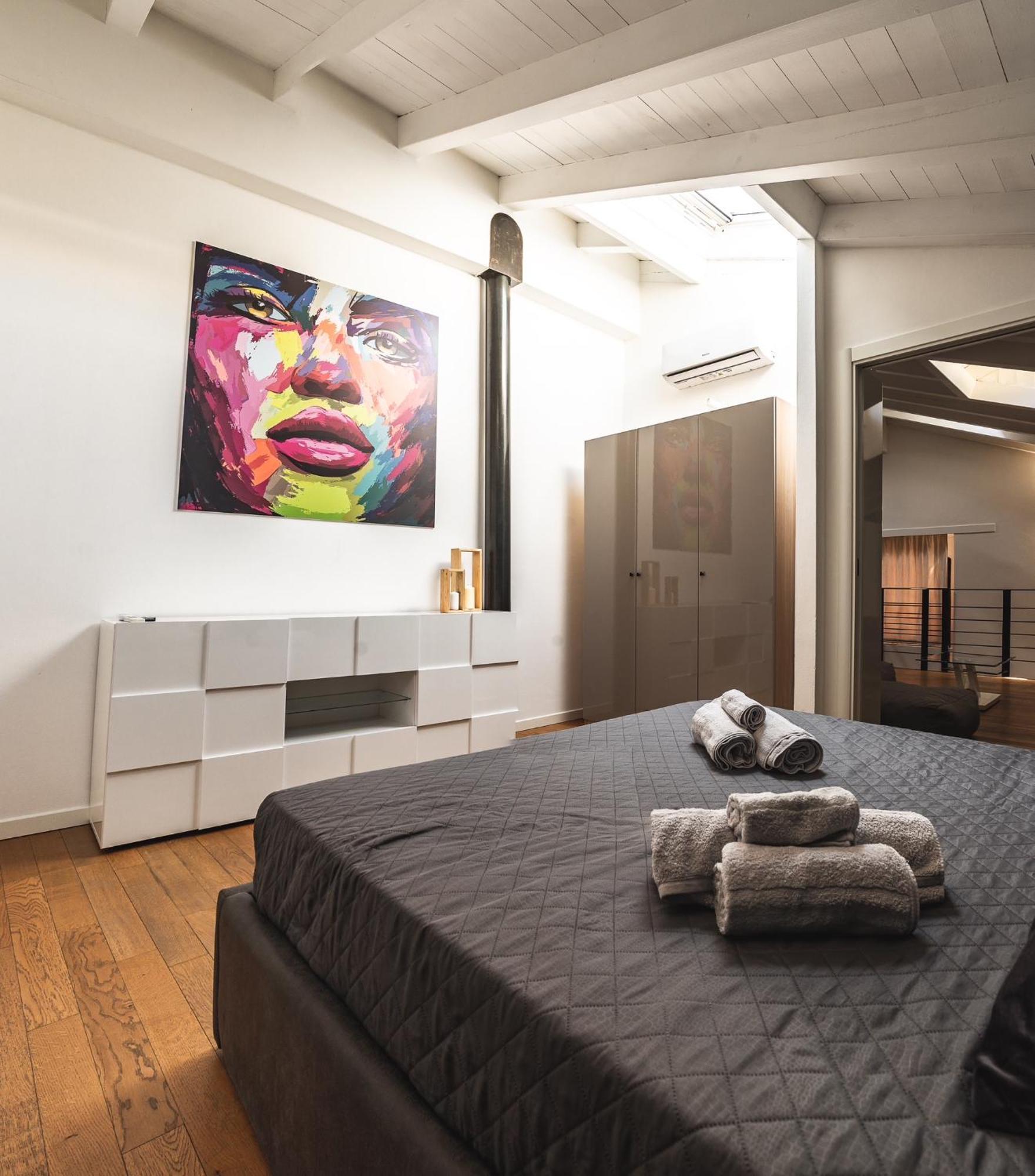 Luxury Industrial Apt Vicino Al Centro Con Garage Brescia Eksteriør bilde
